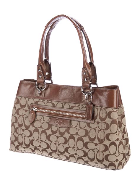 coach purses tote medium